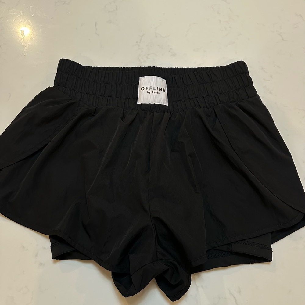 OFFLINE by Aerie Women's Black Athletic Shorts